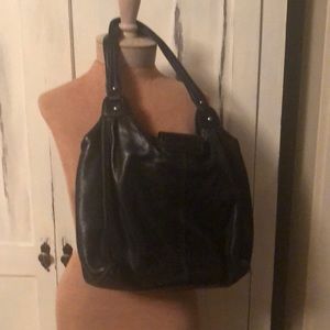 Alfani black leather purse
